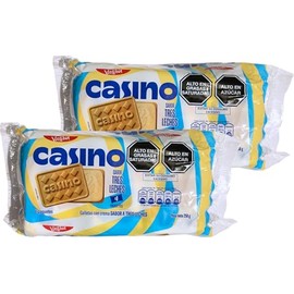 VICTORIA Casino Galletas Peruanas con Sabor TRES LECHES Crema 2 Pack | Peruvian Casino TRES LECHES Cookies - 2 Pack