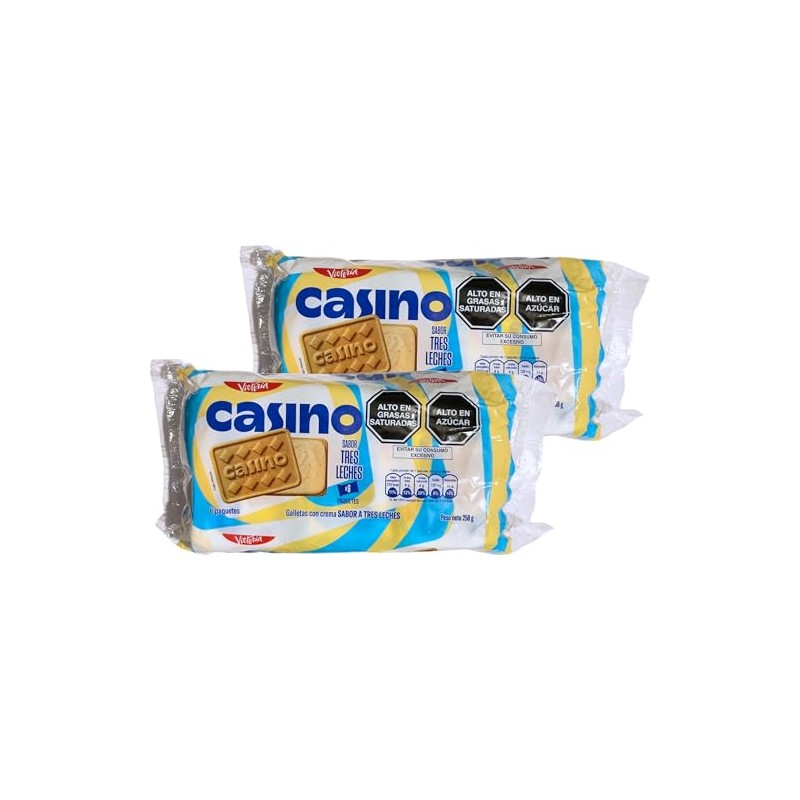 VICTORIA Casino Galletas Peruanas con Sabor TRES LECHES Crema 2