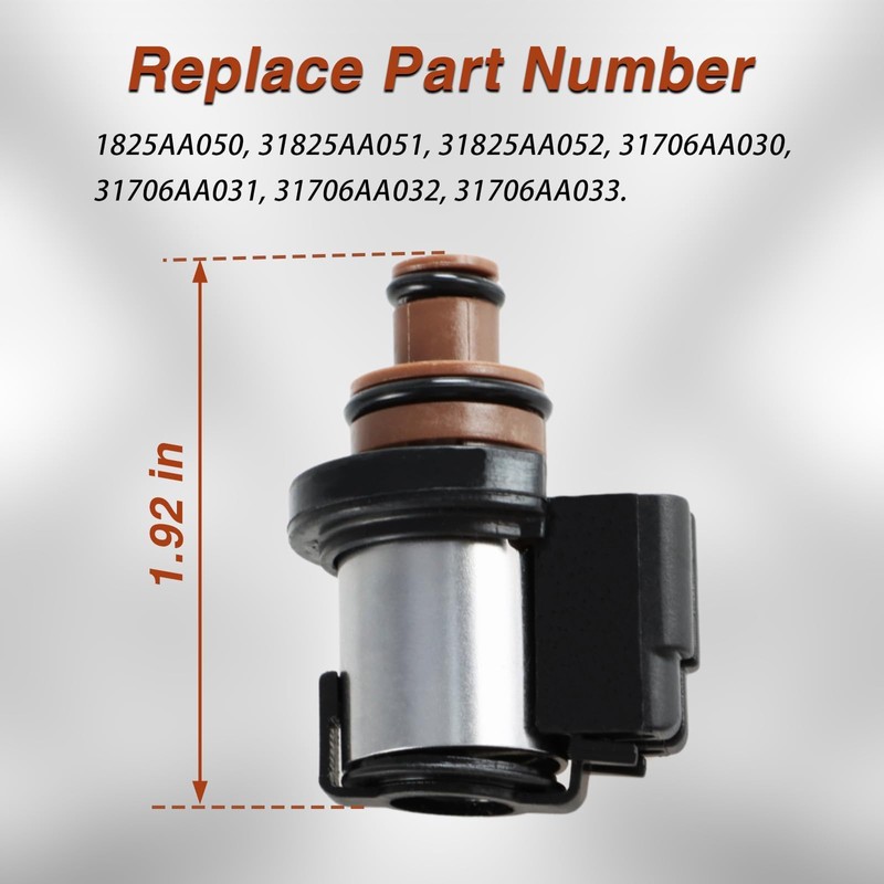 FUSCH Torque Converter Lock-Up Solenoid (12-13Ω) Compatible with Subaru Legacy