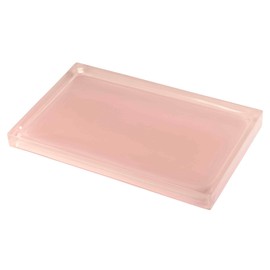 IZOD - Tray, Resin Countertop Accessories, Dorm Room Essentials, Perfect for Bathroom or Vanity (Marina Collection, Pink)
