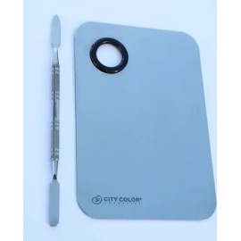 Kit Paleta Metalica Espatula Mezcla Maquillije City Color ®