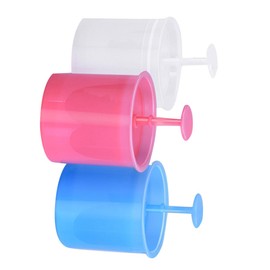 Beavorty 3pcs Portable Bubble Maker Foaming Cup for Gentle Face Body Cleansing Random Color