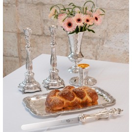 Set of Galilee Goblet and Plate, Silver-Plated