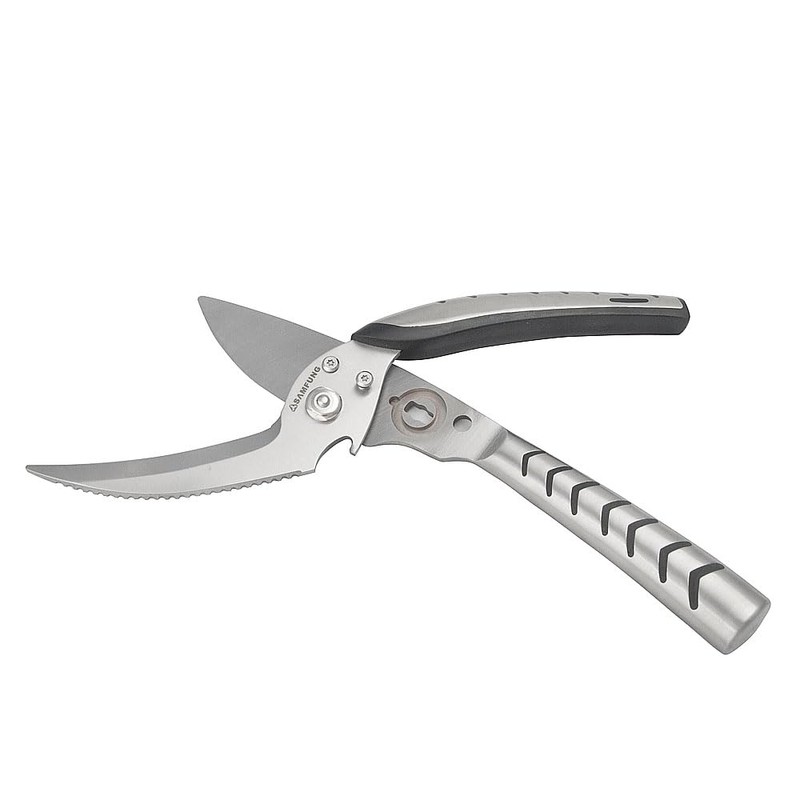 SAMFUNG Kitchen Poultry Shears, Anti-Slip Handle and Safety Lock, Poultry