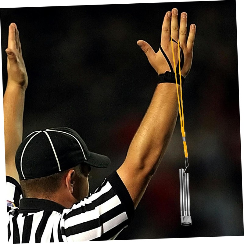 Kisangel Whistle for Referee Metal Whistle Emergency Hiking Lanyard Design