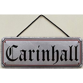 Blechschild With cord 27 x 10 cm Carinhall - Blechemma