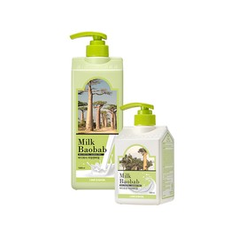 Milk Baobab Body Wash Lime & Basil, 1L, 1 piece