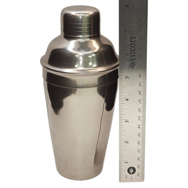 Home Brew Ohio Stainless Steel Cocktail Shaker 500ml, Double Walled