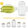 Complete Sprouting Kit - 2 Large Wide-Mouth Mason Jars 32