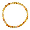 Taddart Minerals - Yellow Natural Gemstone Citrine Bracelet with 4mm