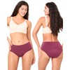 BAMBOO COOL Womens Period Underwear High Waisted Leakproof Postpartum Maternity