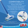 Lola Products Squeeze Matic Butterfly Sponge Mop Refill, 9", Replacement