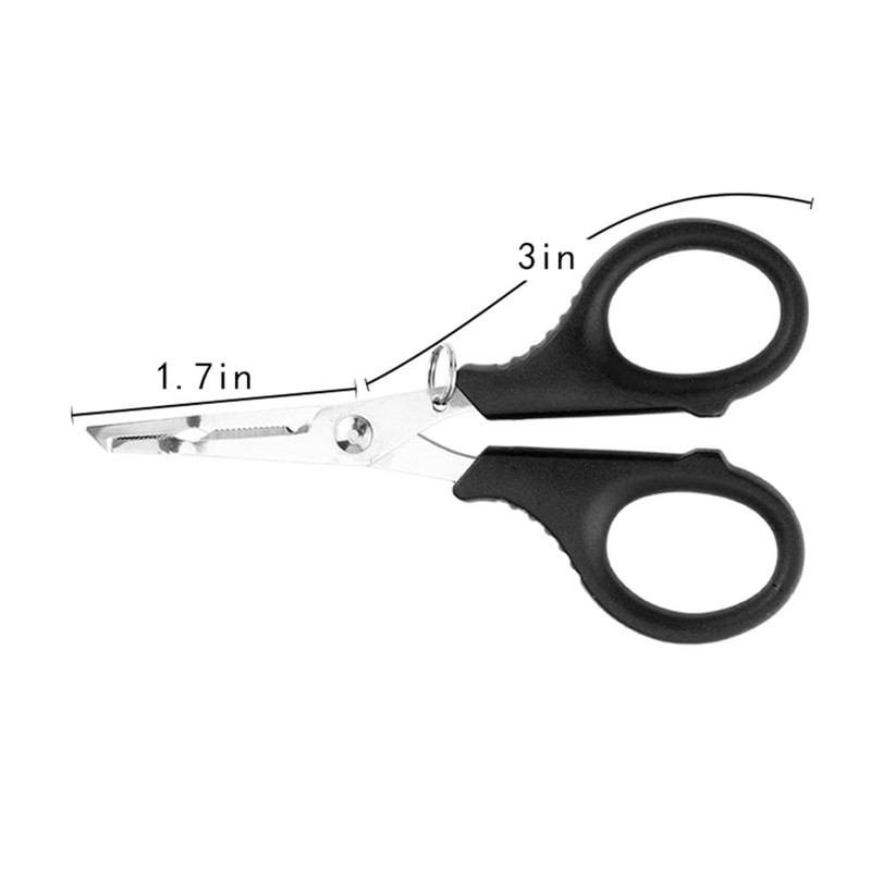 EYAKEG Multifunctional Fishing Plier Fish Hook Remover Cutter Scissors with