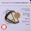 Finum Reusable and Sustainable Coffee Filter with Stainless Steel Infusing