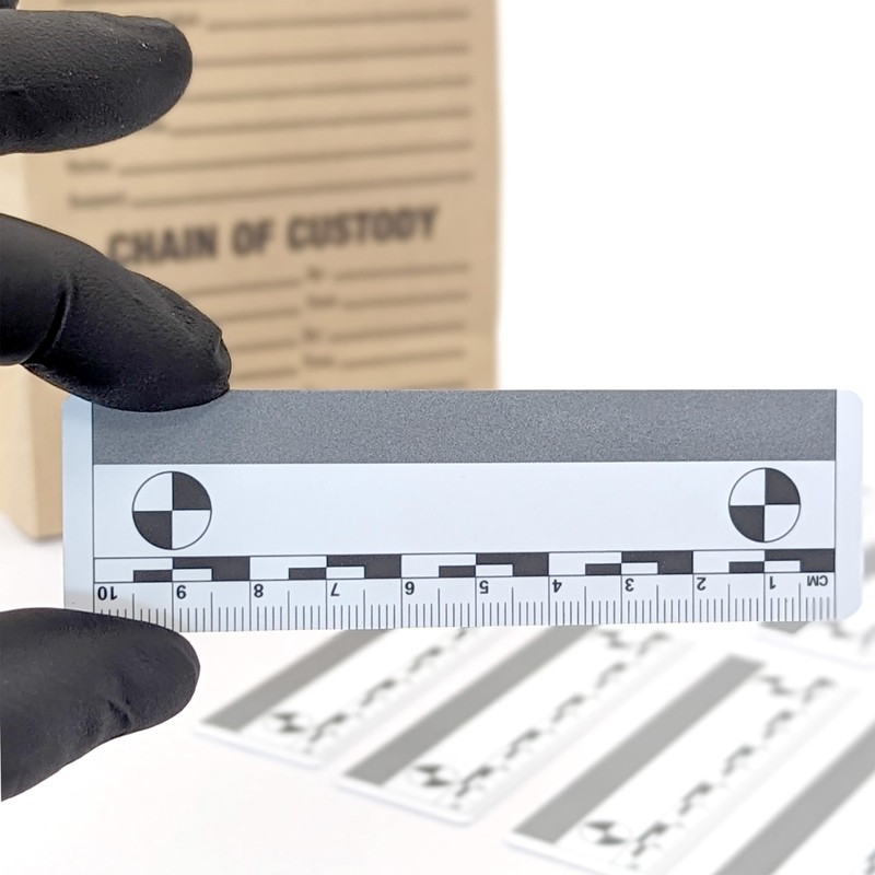 Crime Scene 10cm Photomacrographic Scales, Pack of 5