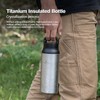 Boundless Voyage 600ml Titanium Double-Walled Insulated Bottle Portable Reusable Travel
