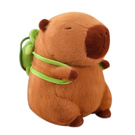 Capybara Plush Toy 25cm Simulation Turtle Capybara Plush Toy Cute Capybara Plush Toy Capybara Plush Dolls Capybara Gift for Kids Boys Girls