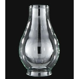 B&P Lamp® 2 Inch by 5 3/8 Inch Clear Glass Lamp Chimney for Vintage and Antique Style Lamps