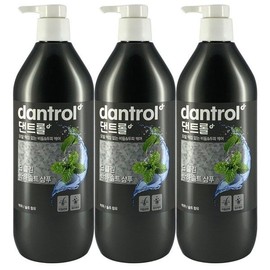 Dantroll Dantrol Deep Clean Peppermint Salt Shampoo 820ml x 3 / 댄트롤 딥클린 박하솔트 샴푸 820ml 3개