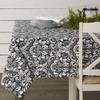 DII 100% Cotton, Machine Washable, Everyday Damask Kitchen Tablecloth for