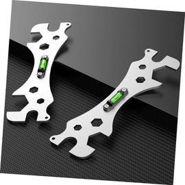 IWOWHERO Multifunctional Plumbing Wrench Stainless Steel Double-ended Tool for Bathroom Plumbing Installation for Shower Mixing Valve and Assembly Compact and Design