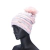 Antonio Knitted Hat with Bobble Pink