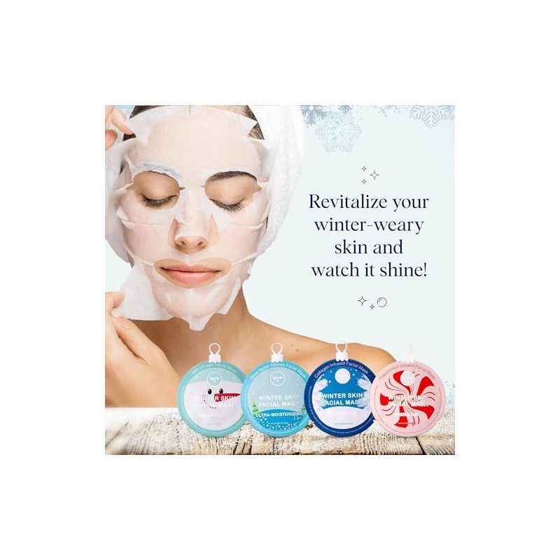 Spalife Máscara facial para piel de invierno, 12 unidades con