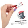 Tofficu 10pcs Carbon Steel Tent Clamps Strong Alligator Clips for