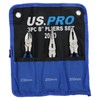 3pc Professional plier Set (Combination/Cutters and Long Nose) AT125
