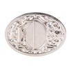 HUABOLA CALYN Belt Buckle, Unique Luminous Stone Native American White