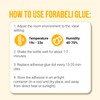 Forabeli Pure Sensitive Lash Extension Glue, 7–8 Sec Drying, No