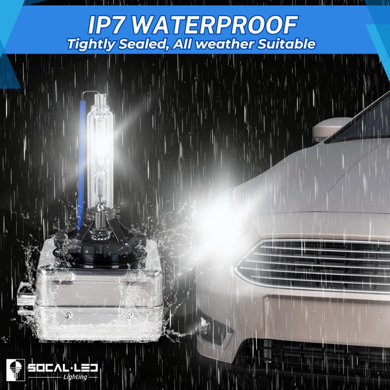 SOCAL-LED LIGHTING D1S 35W Xenon HID Headlight Bulbs - 10000K