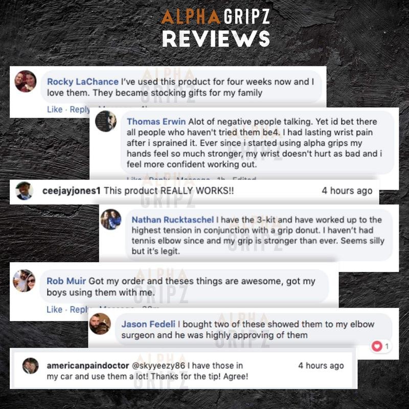 Alpha Gripz DIAL GRIPZ - Strengthener Set - Style: Dial