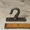 Ironmongery World Cast Iron Ceiling Rose/Plate Hook Light Chandelier Hooks