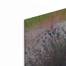 Luxe Metal Art 'Earth as Art: Fanned Out,' Metal Wall Art, 12"x12"