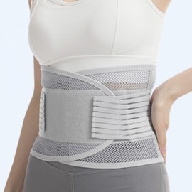 Thin Waist Lifting Band Mesh Support Compression Waist Belt Waist Support L