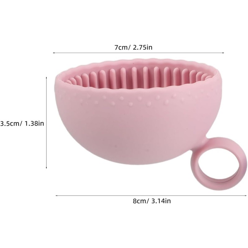 VALICLUD 2piezas Recipiente Para Limpiar Brochas De Maquillaje Mini Cuencos