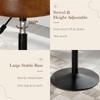 LUE BONA Adjustable Vanity Stool, 360°Swivel Vanity Chair for Makeup