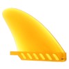 4.6 Inch / 3 Inch Surfboard Fin Soft Center Fin