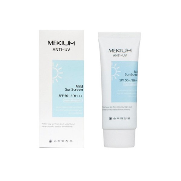 Mikium Mild Anti-UV Sun Cream 60ml SPF50/PA+++ Sun Cream /