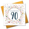 Pom Pom"90th" Greeting Card