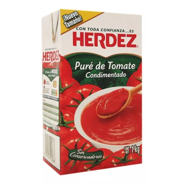Herdez Puré De Tomate Del Fuerte Condimentado 1 Kg