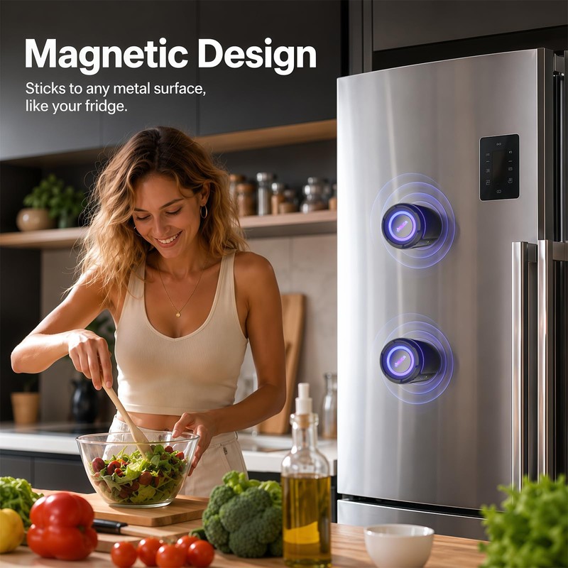 Magnetic 2-in-1 Portable Bluetooth Speaker, 24W Split Stereo Sound with
