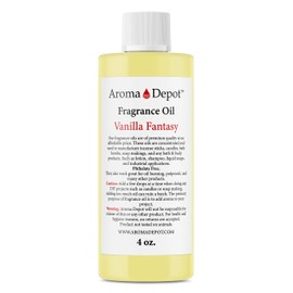 4oz Vanilla Fantasy Perfume Oil for making, Body Oil, Soap, Candle Making & Incense. Our version is a Premium Quality Undiluted & Alcohol Free