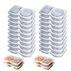 20 Pack Double Compartment Condiment Container with Lid, 5oz Disposable