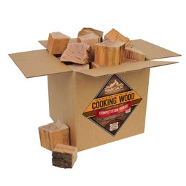 Smoak Firewood’s Cooking Wood Chunks (Competition Grade) USDA Certified for Smoking, Grilling or Barbequing (RED Oak 25-30lbs 1728 Cubic in.)