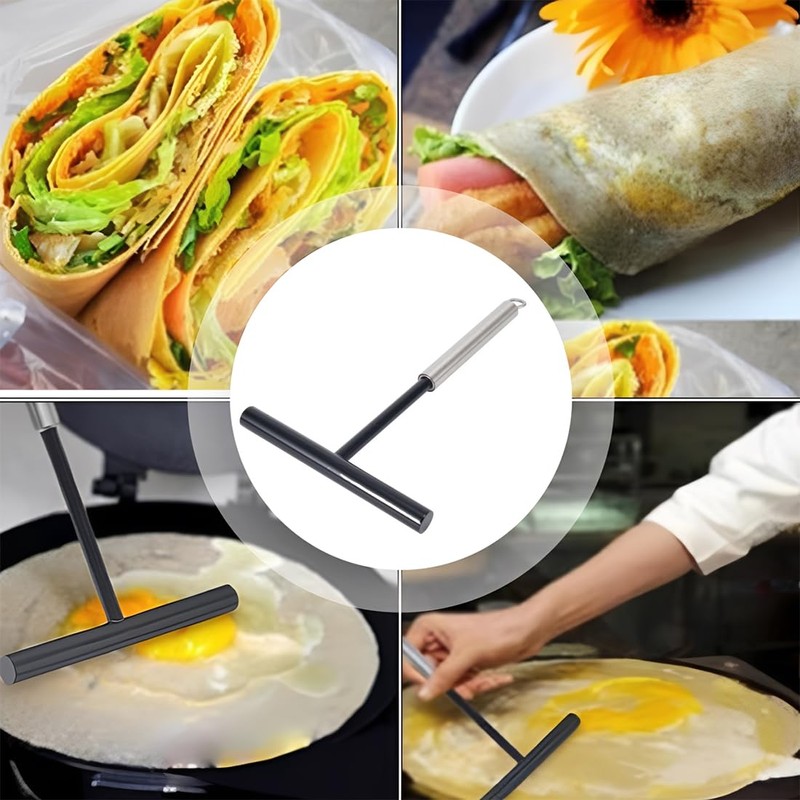 Spatola per Crepes Professionale, Spalmatore per Crepe, per Cucinare Produzione