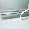 BSFRNF 2 Pcs 25" Chrome Framed Shower Door Replacement Bottom