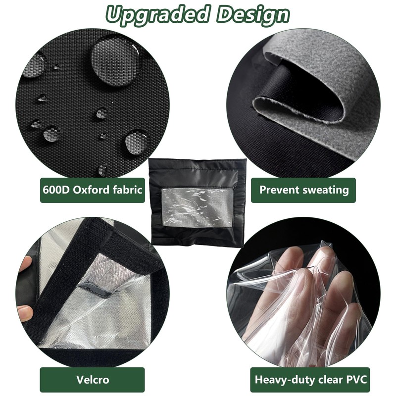 Exokugo Hose Watering Timer Cover with Plush Linner,Heavy Duty 600D