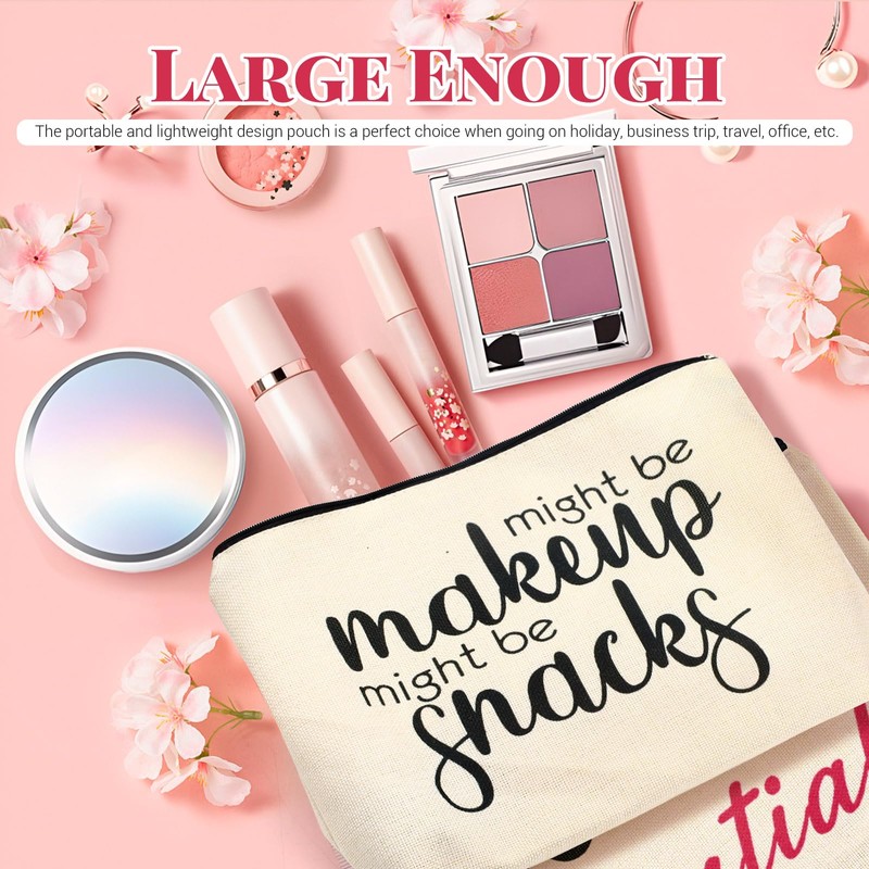 Betinyar Funny Makeup Bag, Cute Zipper Pouch, Funny Makeup Bags